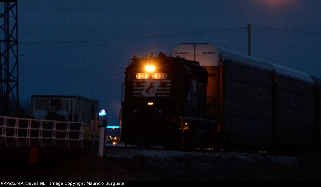 NS GP38-2 High nose Locomotive in the yard